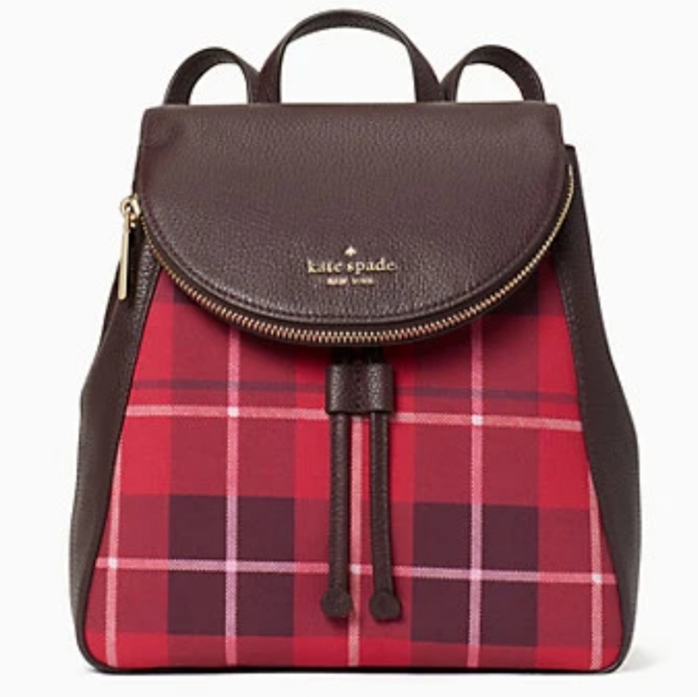 KATE SPADE Leila Medium Flap Backpack - Picture 1 of 8